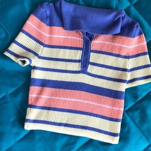 Forever 21 ribbed cropped Tee